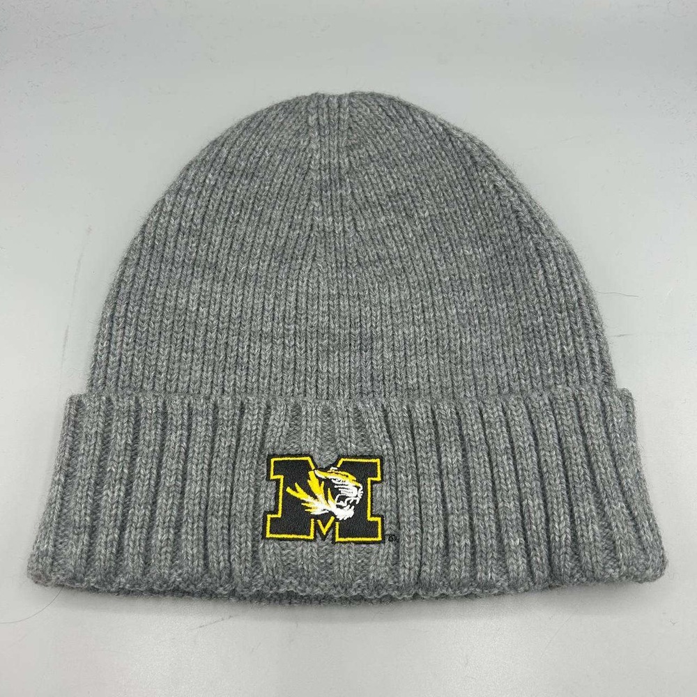 Missouri Tigers NCAA Hat Men Gray The Game Cuffed Beanie Cap New